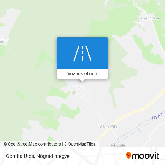 Gomba Utca térkép