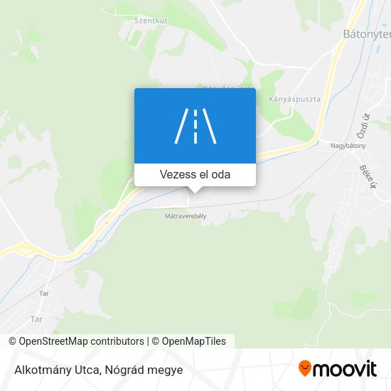 Alkotmány Utca térkép