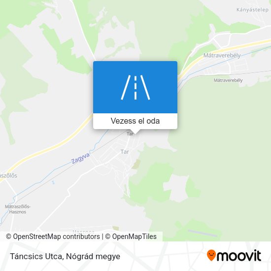 Táncsics Utca térkép