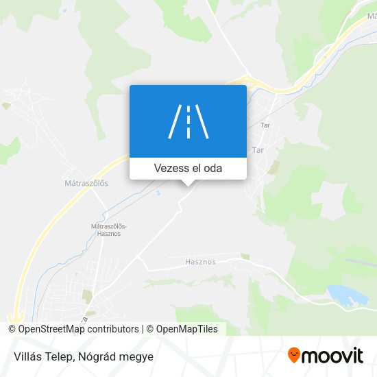 Villás Telep térkép