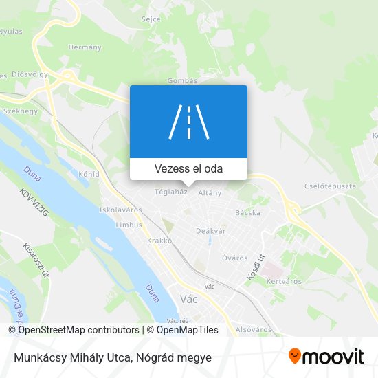 Munkácsy Mihály Utca térkép