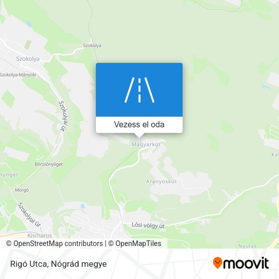 Rigó Utca térkép