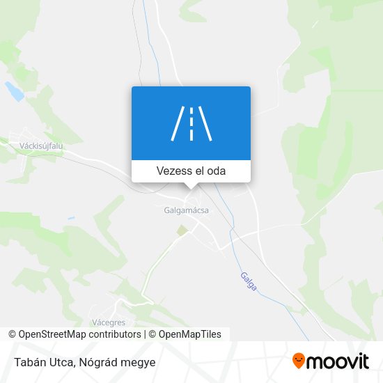 Tabán Utca térkép