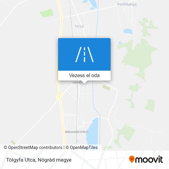 Tölgyfa Utca térkép