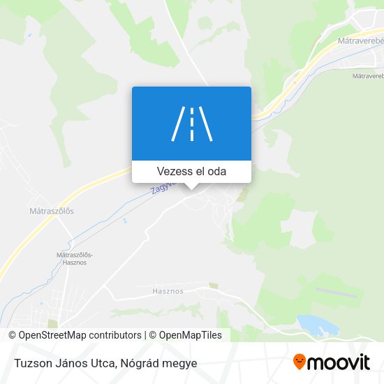Tuzson János Utca térkép