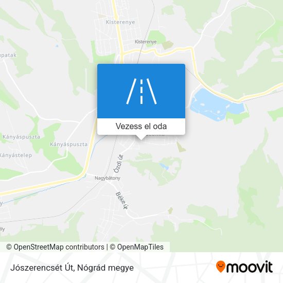 Jószerencsét Út térkép