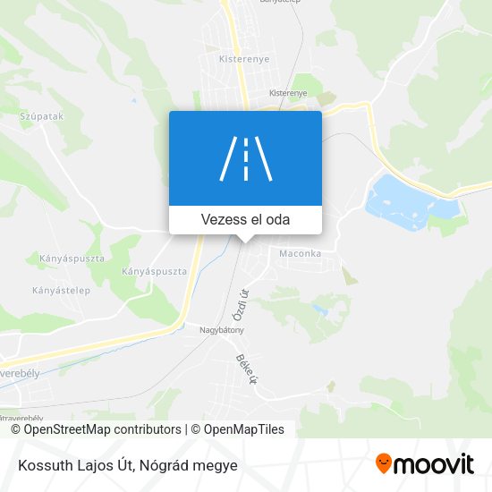 Kossuth Lajos Út térkép