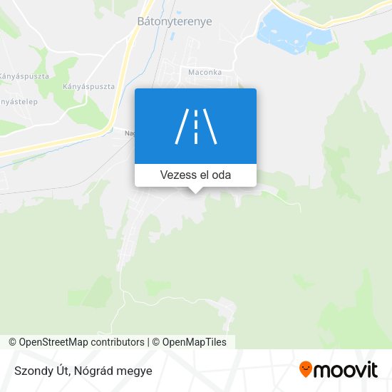 Szondy Út térkép