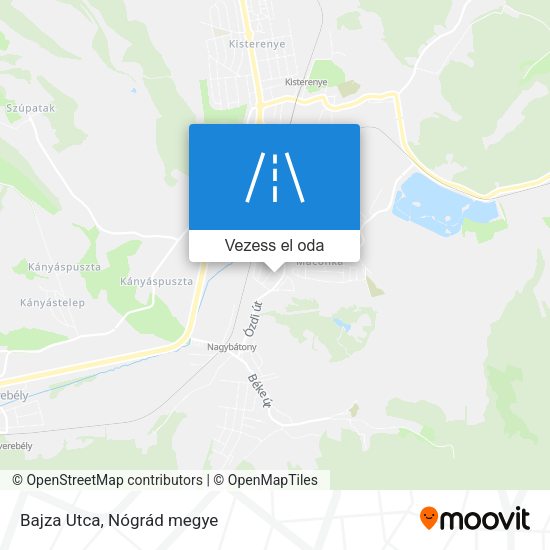 Bajza Utca térkép