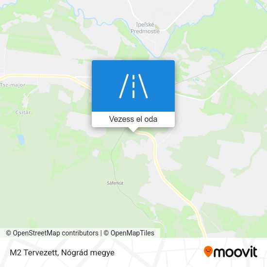 M2 Tervezett térkép