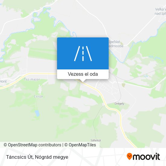 Táncsics Út térkép