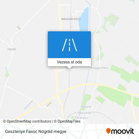 Gesztenye Fasor térkép