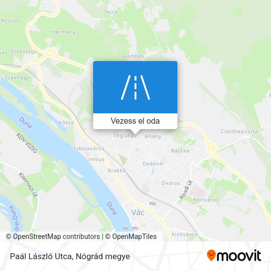 Paál László Utca térkép