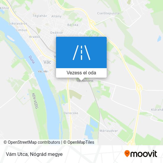 Vám Utca térkép