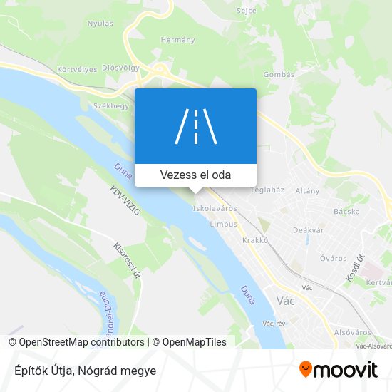 Építők Útja térkép