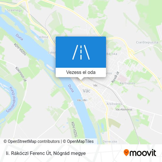 Ii. Rákóczi Ferenc Út térkép