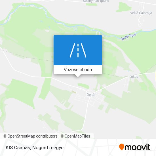 KIS Csapás térkép