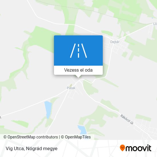 Víg Utca térkép