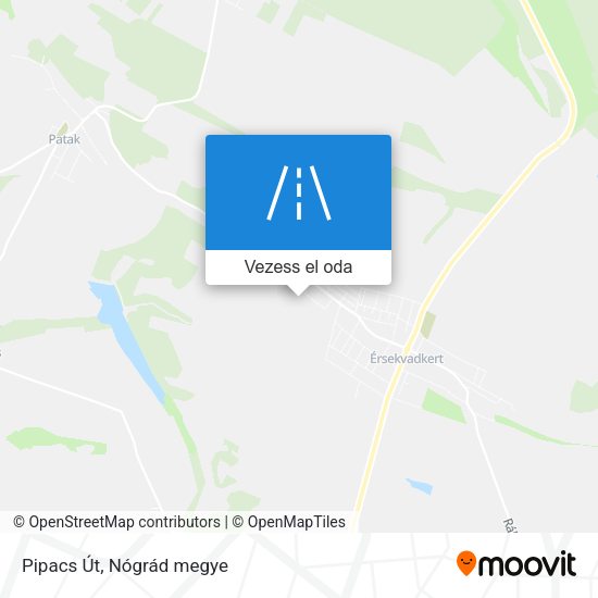 Pipacs Út térkép
