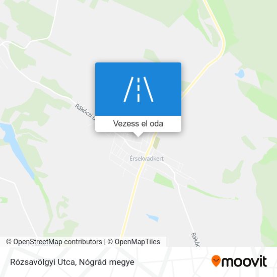 Rózsavölgyi Utca térkép