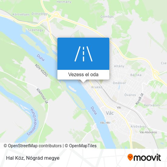 Hal Köz térkép