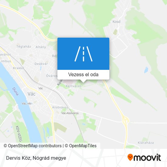 Dervis Köz térkép