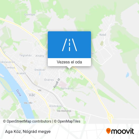 Aga Köz térkép