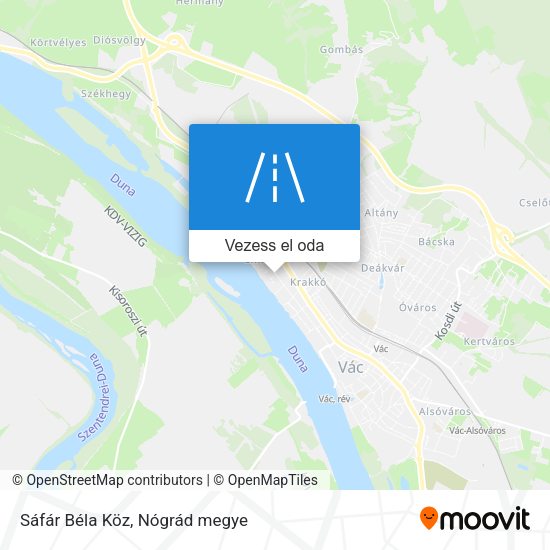 Sáfár Béla Köz térkép