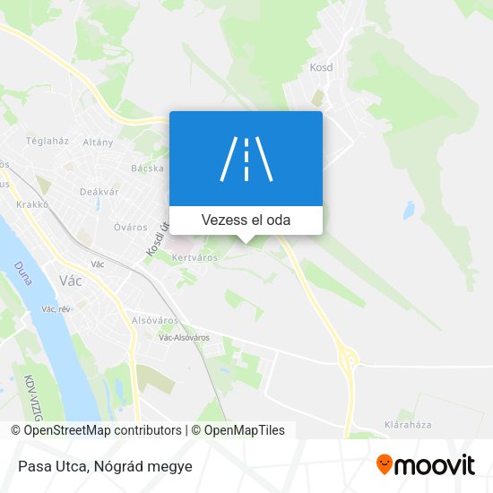 Pasa Utca térkép