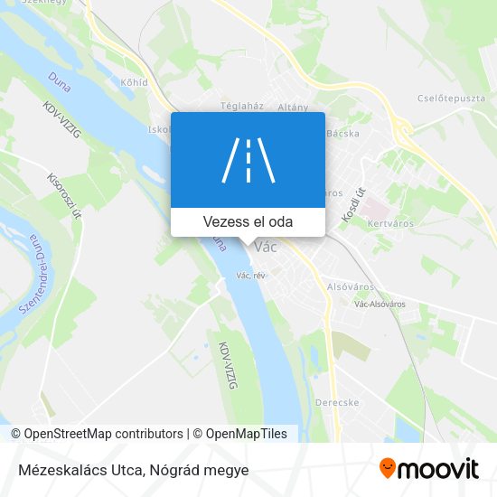 Mézeskalács Utca térkép