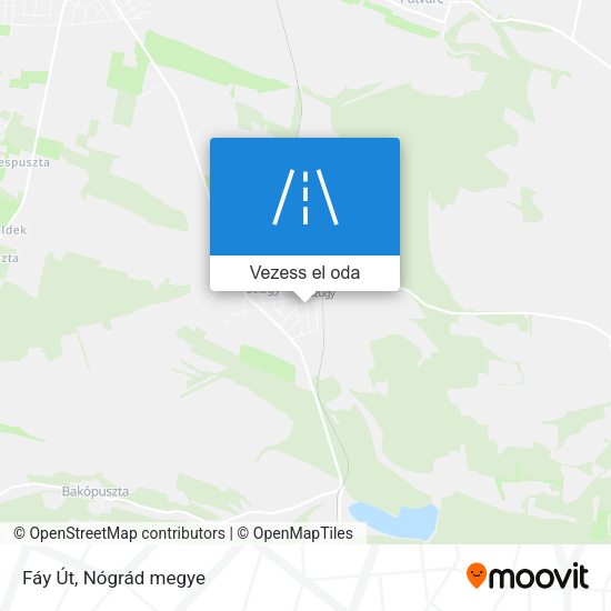 Fáy Út térkép