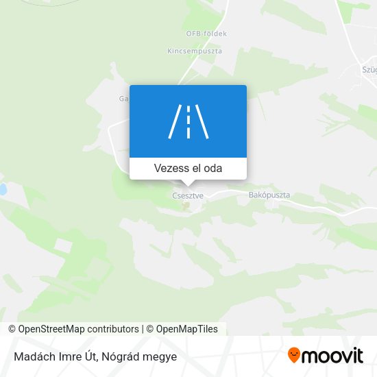 Madách Imre Út térkép