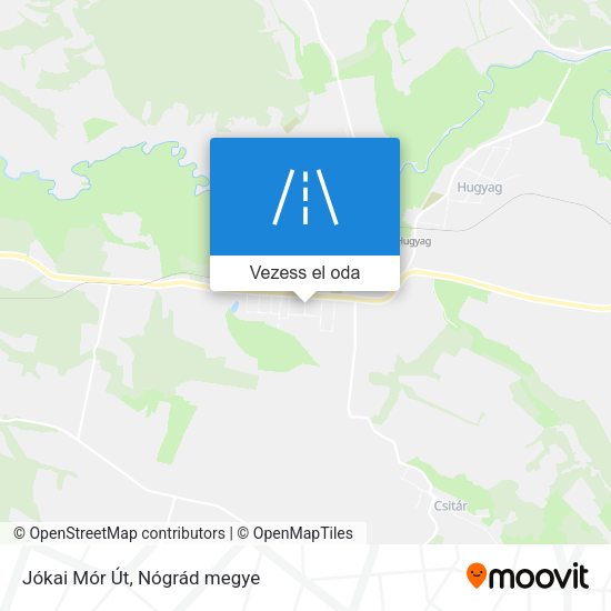 Jókai Mór Út térkép