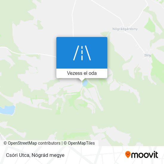 Csóri Utca térkép