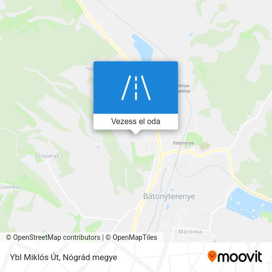 Ybl Miklós Út térkép