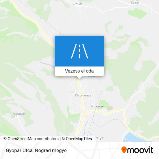 Gyopár Utca térkép