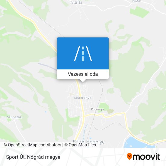Sport Út térkép