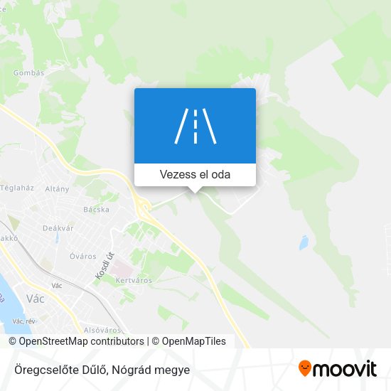 Öregcselőte Dűlő térkép