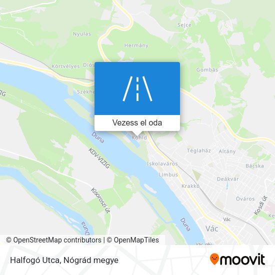 Halfogó Utca térkép