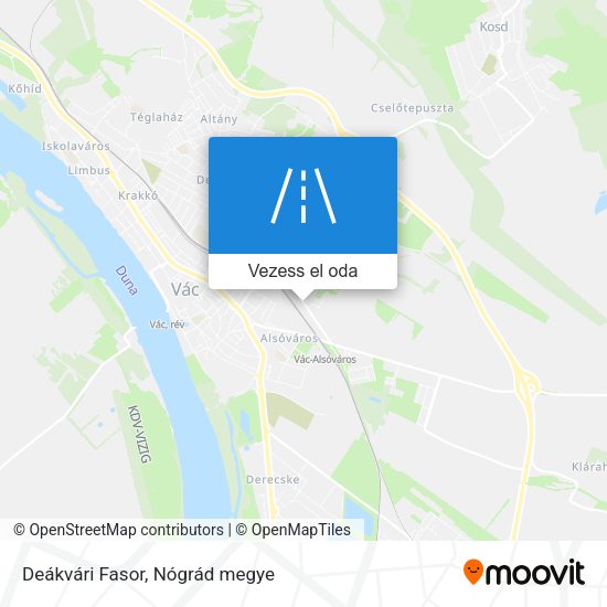 Deákvári Fasor térkép