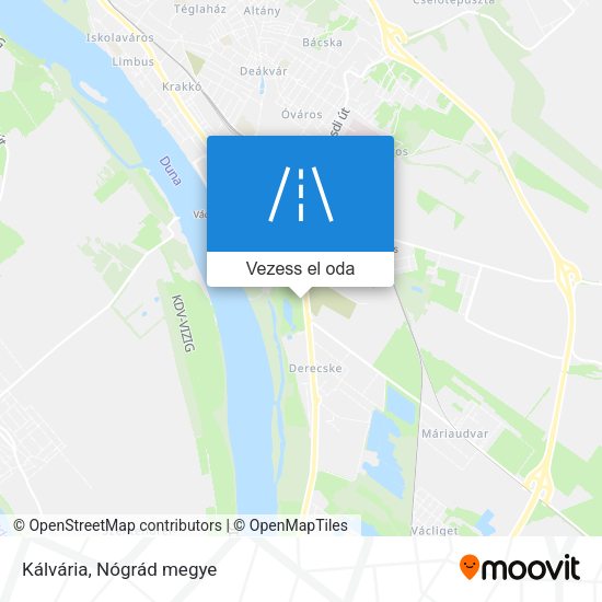 Kálvária térkép