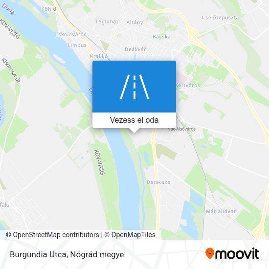 Burgundia Utca térkép