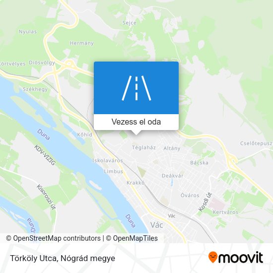 Törköly Utca térkép