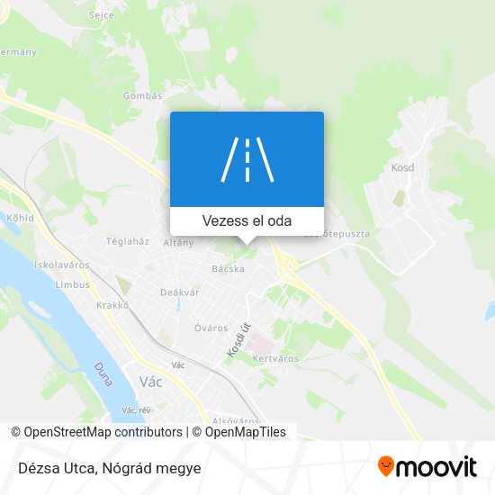 Dézsa Utca térkép