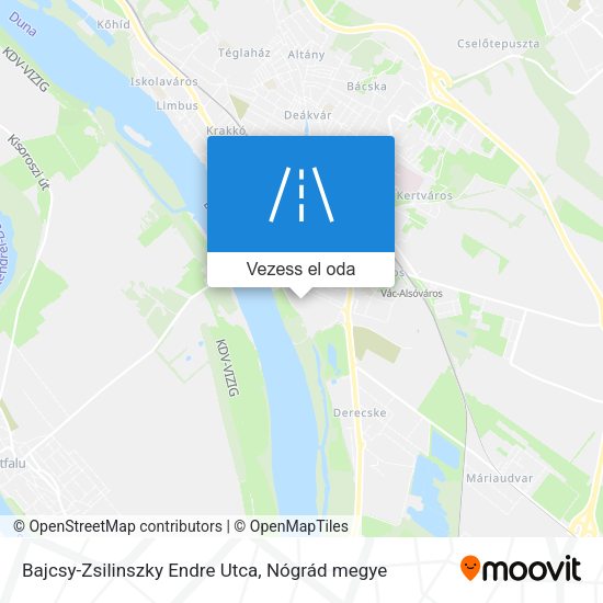 Bajcsy-Zsilinszky Endre Utca térkép
