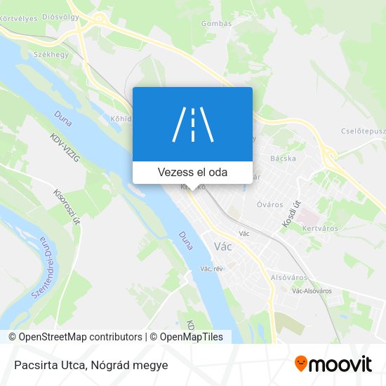 Pacsirta Utca térkép