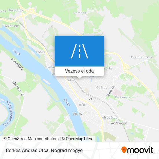 Berkes András Utca térkép