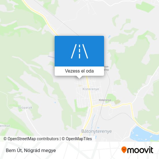 Bem Út térkép