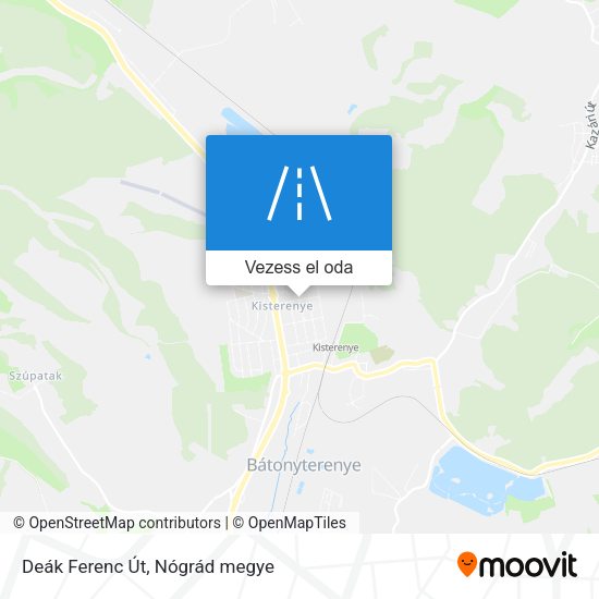 Deák Ferenc Út térkép