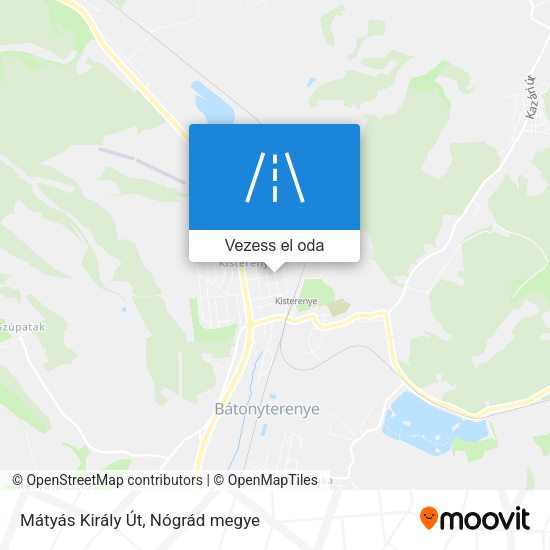 Mátyás Király Út térkép